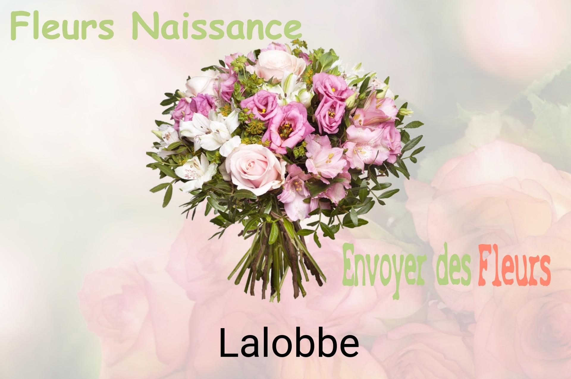 Bouquet de fleurs de naissance livré à Lalobbe